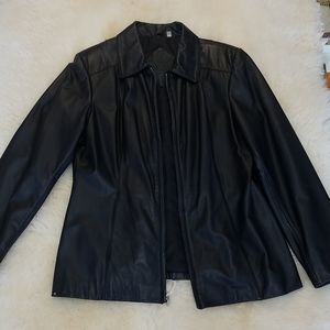 Preston & York womens leather jacket